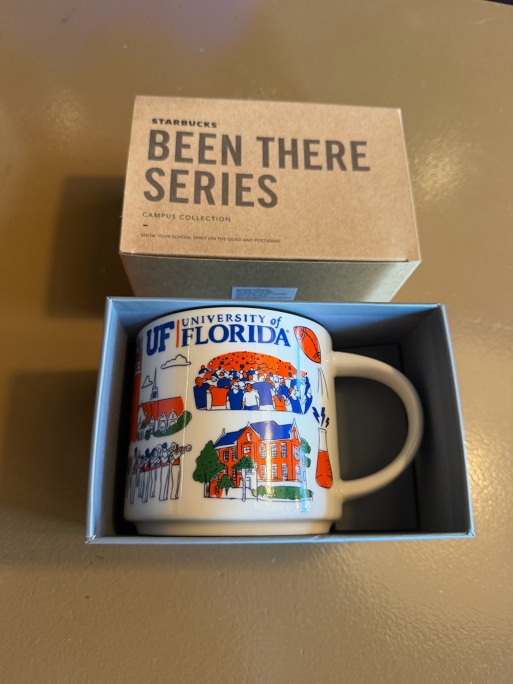 Brand New Full Size Florida Gators UF Been There Starbucks Coffee Mug Cup